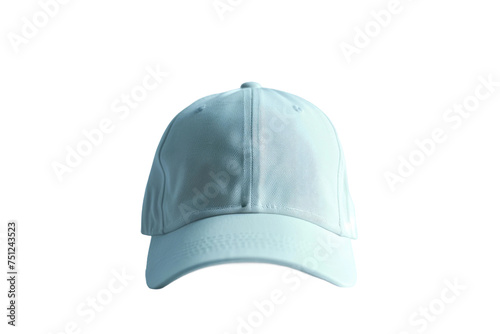 White Baseball Hat Unveiled Isolated On Transparent Background