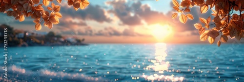 Panorama Blurred Blue Sky Sea Bokeh, HD, Background Wallpaper, Desktop Wallpaper
