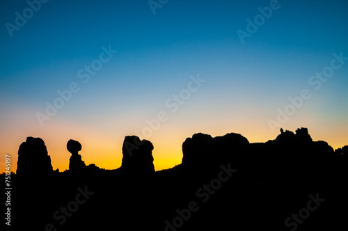 Balanced Rock at Arches National Park, Utah