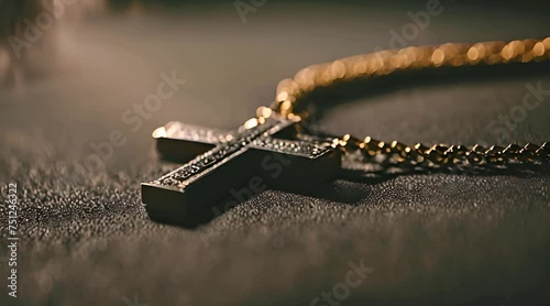 Sterling Silver Cross Necklace: Symbol of Faith and Love photo