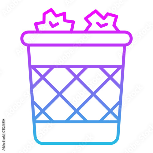 Paper Bin Icon
