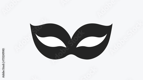 black and white mask