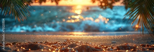 Sand Blurred Palm Tropical Beach Bokeh, HD, Background Wallpaper, Desktop Wallpaper