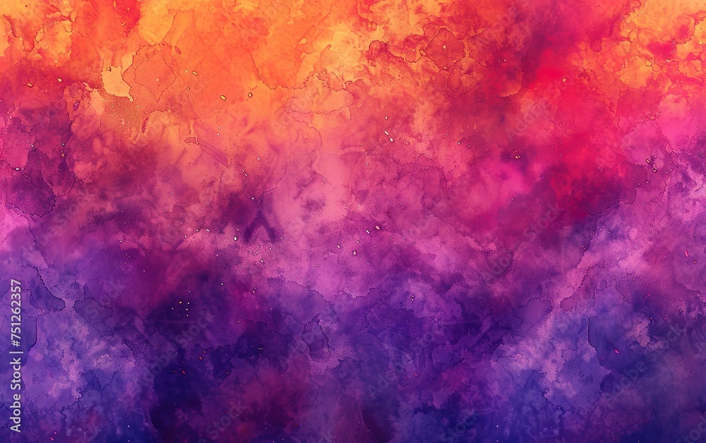A colorful painting with a purple background and orange and pink swirls A colorful painting with a purple background and orange and pink swirls