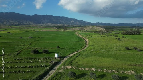  Landscape. Mountains, meadows, plains of Cyprus