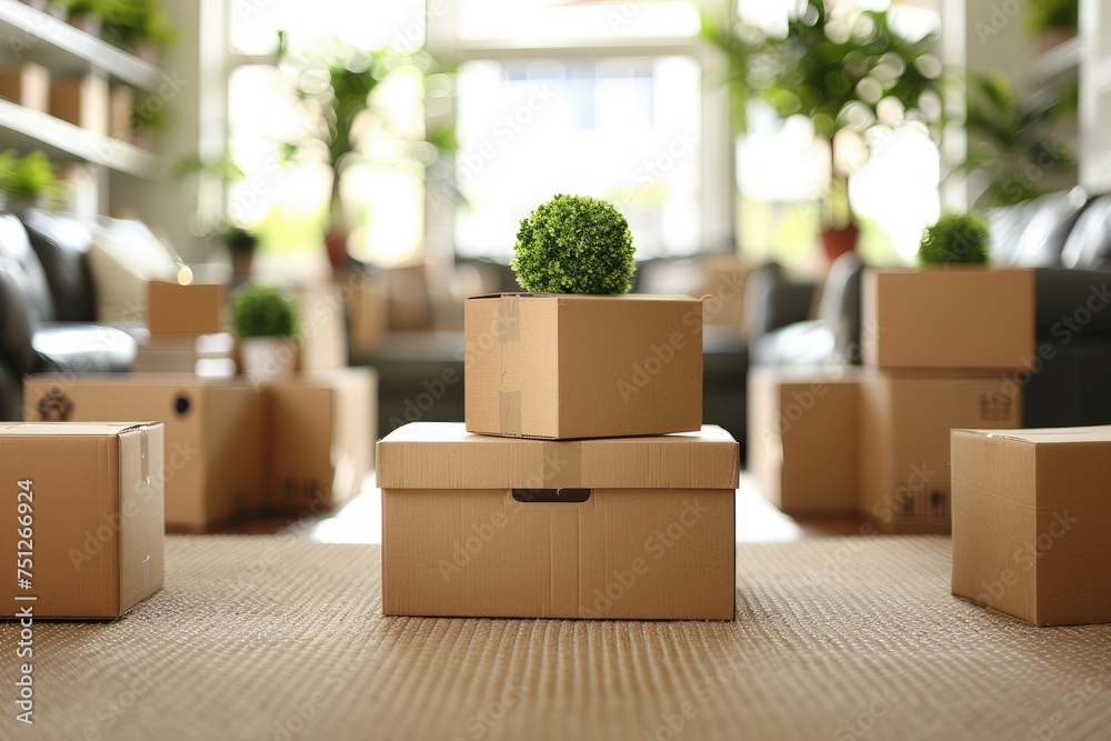 a bunch of moving boxes in a house of all different types and sizes professional photography a bunch of moving boxes in a house of all different types and sizes professional photography