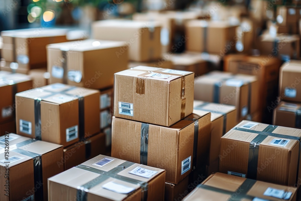 a bunch of moving boxes in a house of all different types and sizes professional photography a bunch of moving boxes in a house of all different types and sizes professional photography