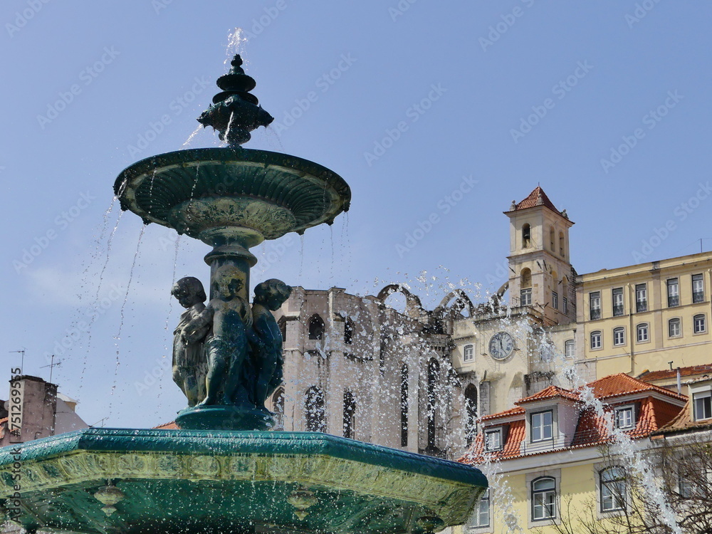 Fontaine à Lisbonne