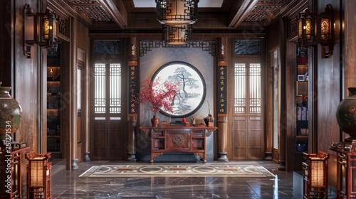 a room in Chinese style