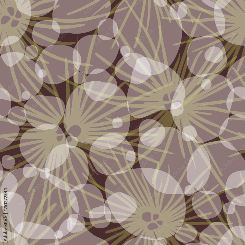 Vector green seamless pattern background: Washing Away. Vector green seamless pattern background: Washing Away.