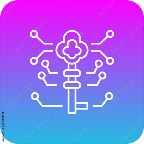 Key Encryption Icon