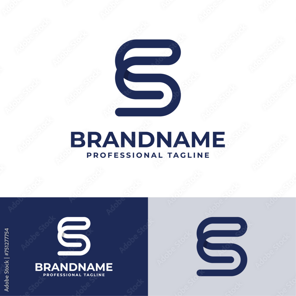 Letters CS Monogram Logo, Suitable for business with SC or CS initials