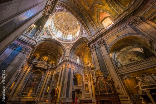Church interior in Lisbon, Portugal photo