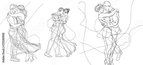 Dance continuous line