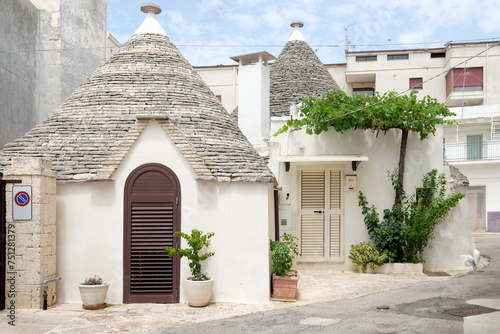 The Trulli, The Cone-Roofed Houses In Alberobello
 photo