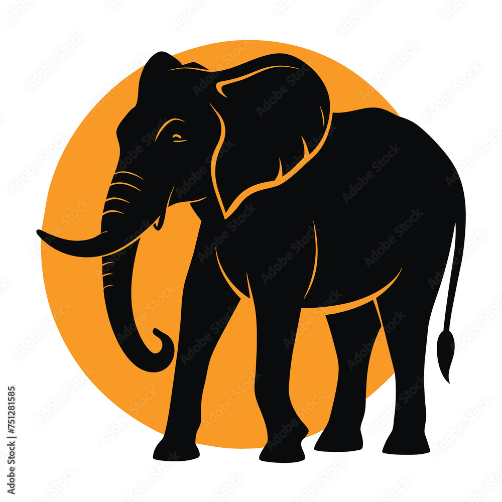 Fototapeta premium Elephant vector illustration