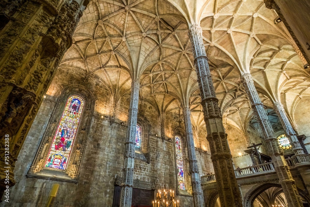 Fototapeta premium Jerónimos Monastery in Lisbon, Portugal