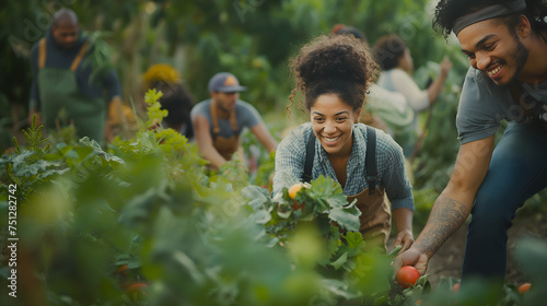 Bounty of Togetherness: Community Gardeners Sharing Joy and Fresh Produce
