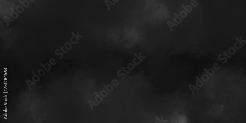 Black background of smoke vape brush effect,smoke swirls horizontal texture,mist or smog.dirty dusty.blurred photo.ice smoke vector illustration.realistic fog or mist overlay perfect. 