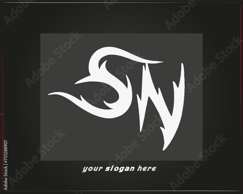  SN logo.SN abstract.SN latter vector Design.SN Monogram logo design .company logo