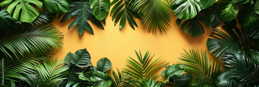Traveler Accessories Tropical Palm Leaf, HD, Background Wallpaper, Desktop Wallpaper