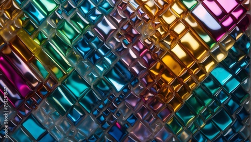 Classic glass pattern by joining glass together to form various patterns, full picture, beautiful, clear, no shadows, iridescent colors, suitable for making wallpaper paintings.