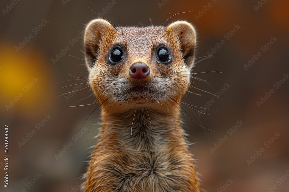 Fototapeta premium award winning photography of a mongoose