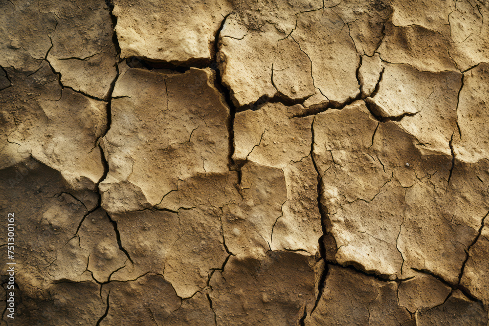 Detailed close-up of a cracked surface on a wall, showing the textures and patterns of the damage Detailed close-up of a cracked surface on a wall, showing the textures and patterns of the damage