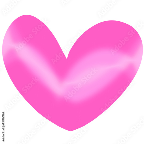 pink heart shaped ribbon