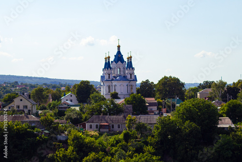 St. George's Cathedral is an Orthodox church in Kamianets-Podilskyi in the Polish Filwarki. Ukraine