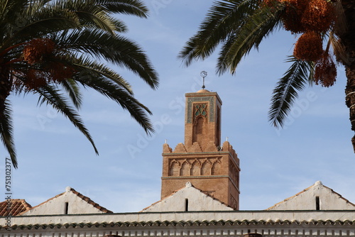 Minaret de la Grande Mosquée de Tlemcen en Algérie
