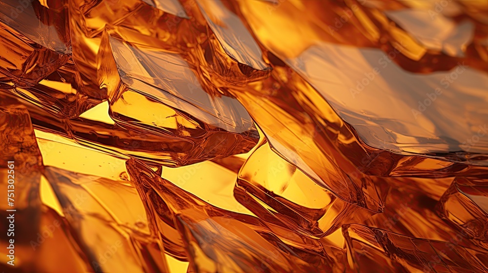 Natural amber texture in detail. Fossilized tree resin abstract ...