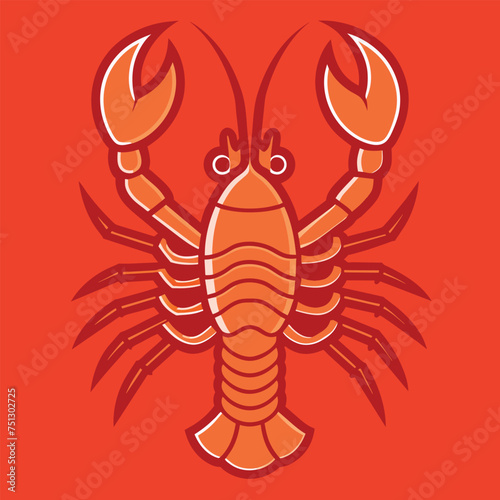 Illustration of a lobster © CreativeDesigns