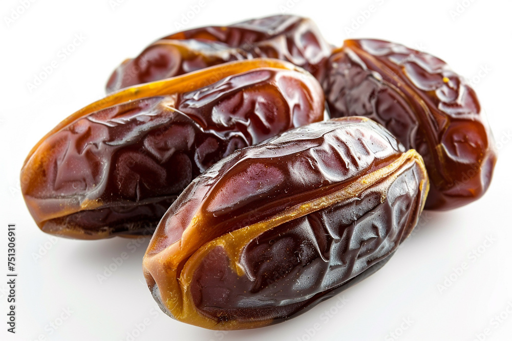 Dates Fruit close up for Ramadan created with Generative AI Dates Fruit close up for Ramadan created with Generative AI