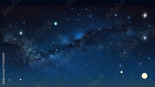 starry night sky in galaxy © Frame Fantasy