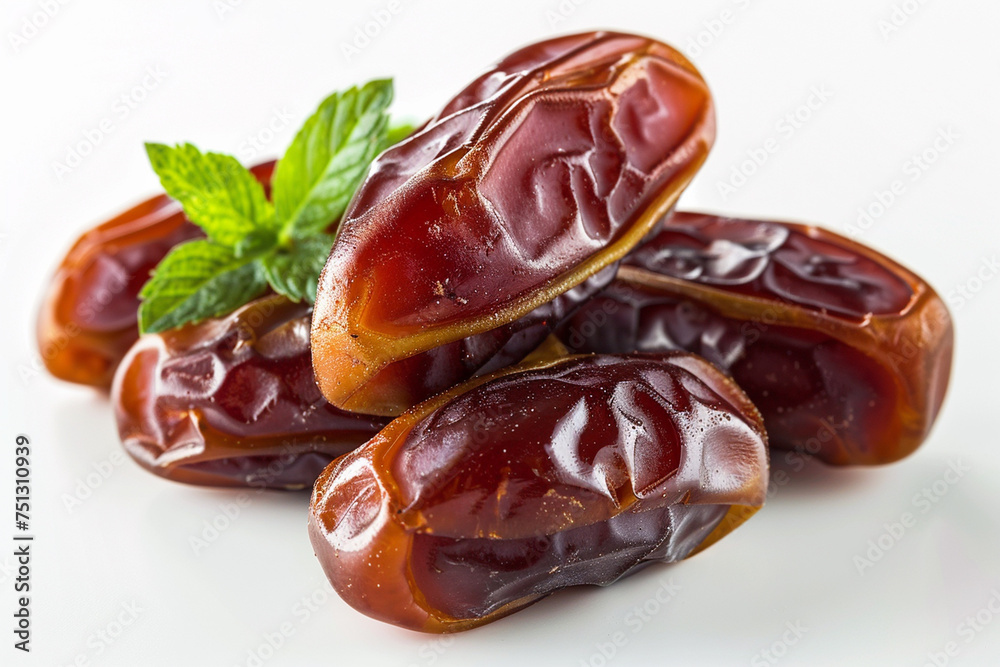 Dates Fruit close up for Ramadan created with Generative AI Dates Fruit close up for Ramadan created with Generative AI