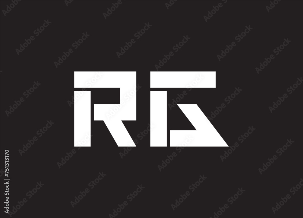 premium RG logo monogram with gold circle frame.