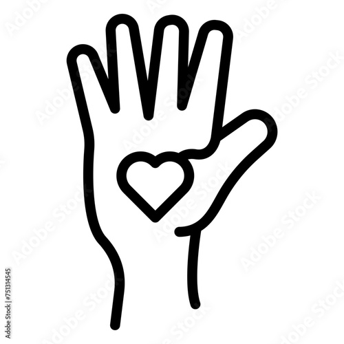 Handmade icon vector image. Can be used for Web Store.