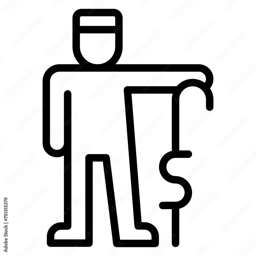 Retirement Planning icon vector image. Can be used for Banking. Retirement Planning icon vector image. Can be used for Banking.
