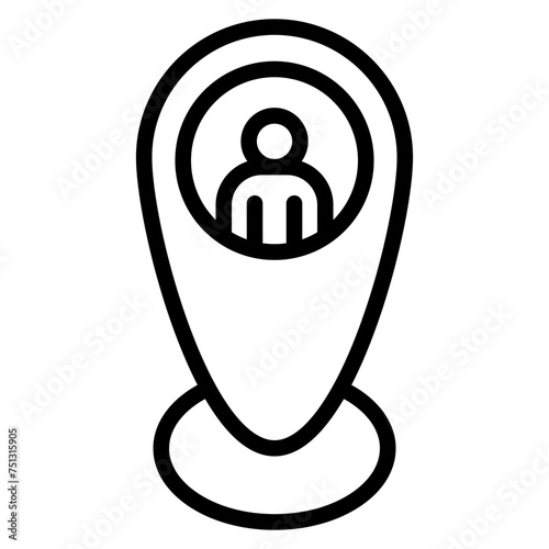 Constituency icon vector image. Can be used for Politics.