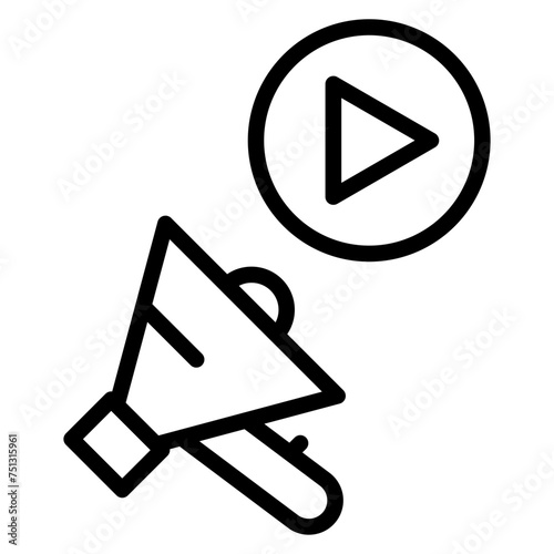 Hype icon vector image. Can be used for Politics.