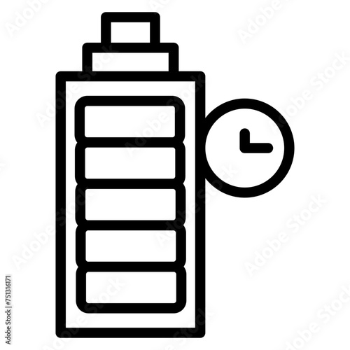 Battery Life icon vector image. Can be used for Personal Transportation.