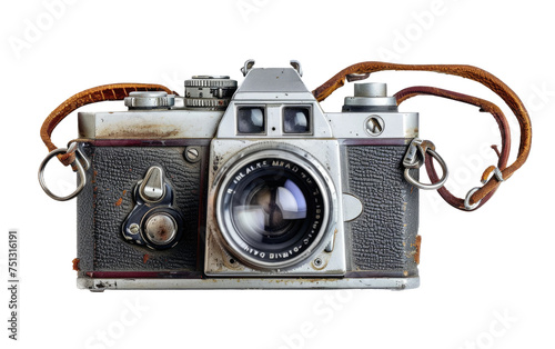 vintage camera isolated on transparent Background