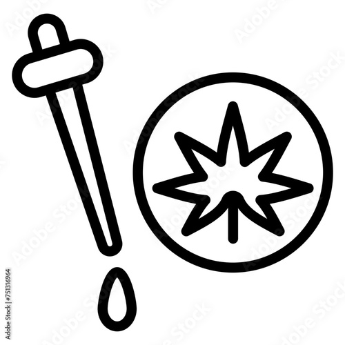 Cbd E Liquid icon vector image. Can be used for CBD Oil.