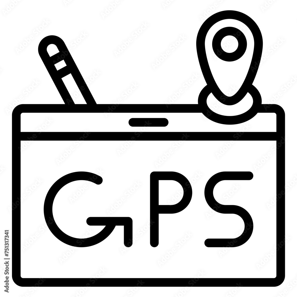 GPS Device icon vector image. Can be used for Technology eCommerce. GPS Device icon vector image. Can be used for Technology eCommerce.