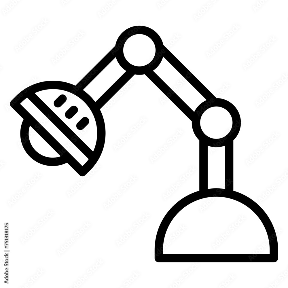 Desk Lamp icon vector image. Can be used for Lighting. Desk Lamp icon vector image. Can be used for Lighting.