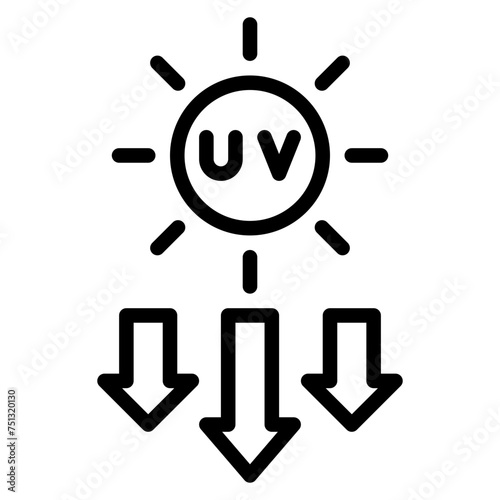UV Light Source icon vector image. Can be used for Additive Maufacturing.