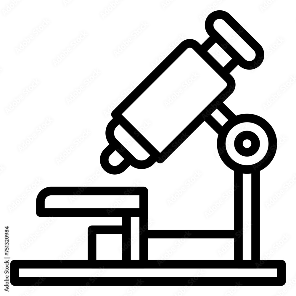 Microscope icon vector image. Can be used for Virtual Lab. Microscope icon vector image. Can be used for Virtual Lab.