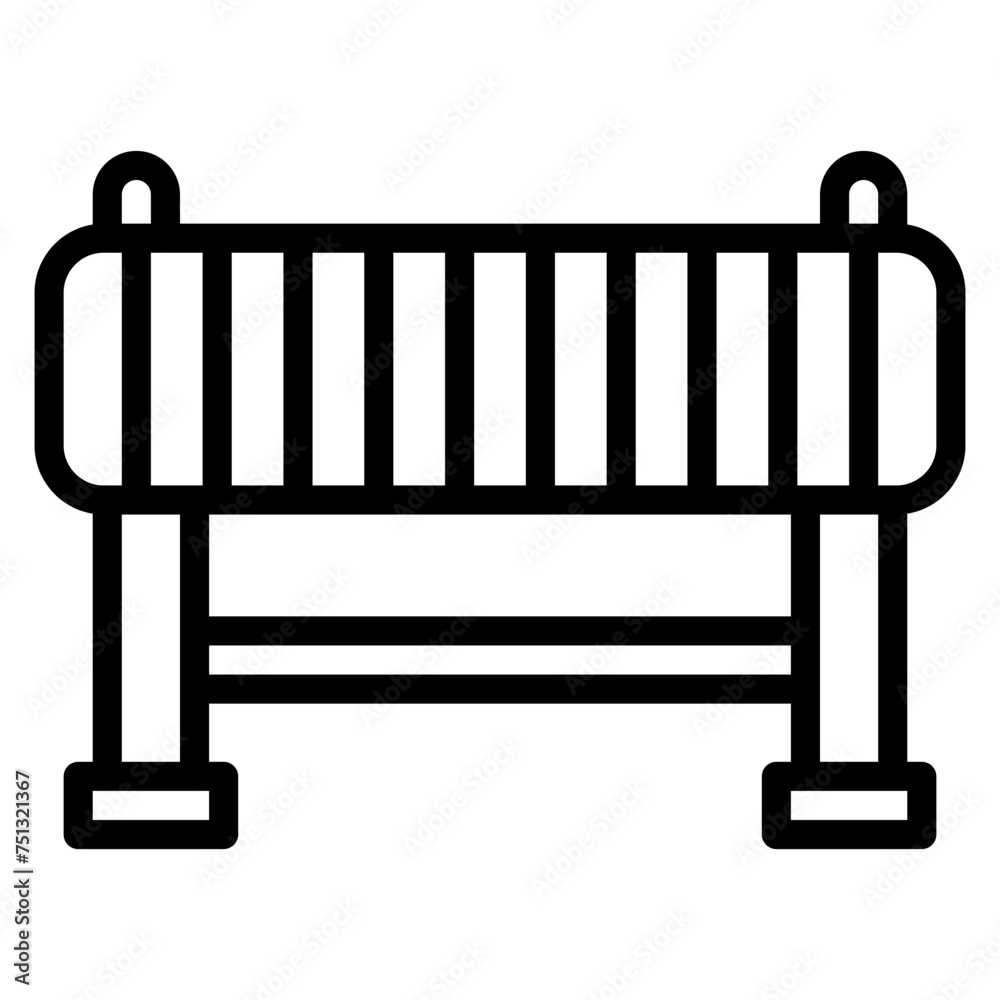 Hurdles icon vector image. Can be used for Track and Field. Hurdles icon vector image. Can be used for Track and Field.
