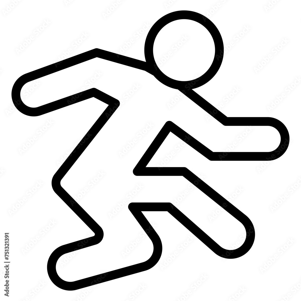 Long Jump icon vector image. Can be used for Track and Field. Long Jump icon vector image. Can be used for Track and Field.